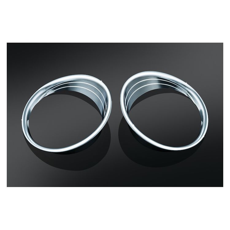 Kuryakyn Driving Light Trim Bezels For Indian Chieftain / Roadmaster 2014-2025