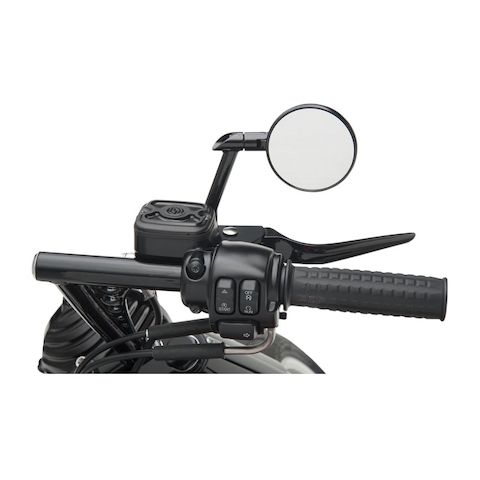 Performance Machine Round Vision Mirror For Harley