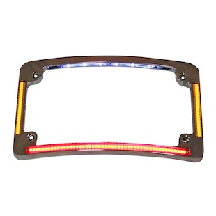 Custom Dynamics LED All-In-One Radius License Plate Frame