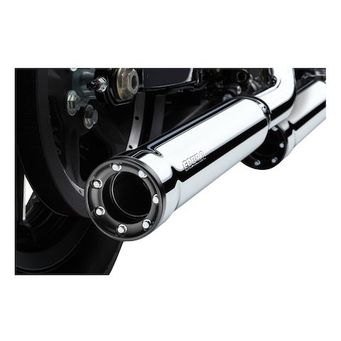 Cobra 3" RPT Slip-On Mufflers For Harley Softail Fatboy / Deuce 2007-2017