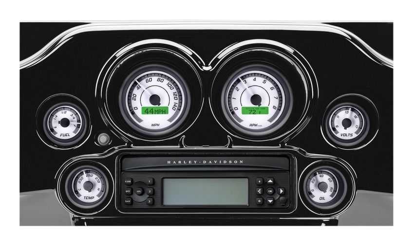 Dakota Digital MVX-8K Series Plug-In 6-Gauge Kit For Harley