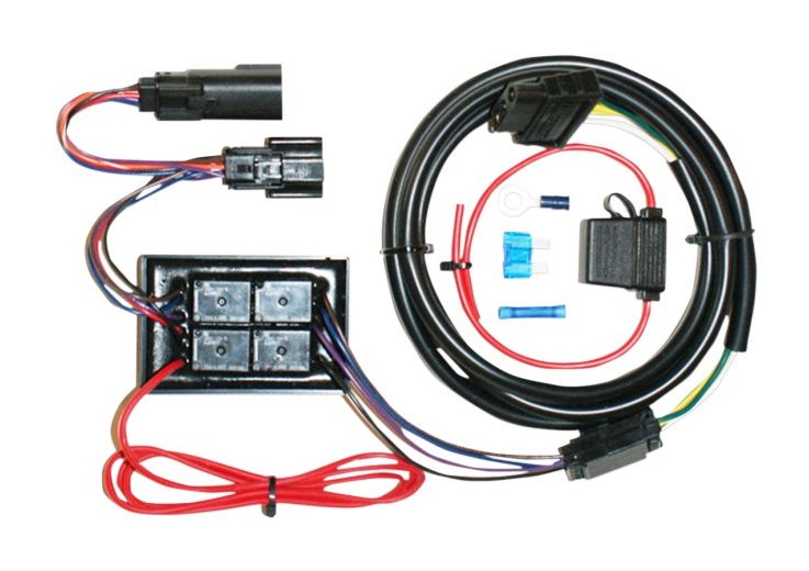 Khrome Werks Plug & Play Trailer Wiring Harness Kit For Harley Touring  2014-2024 | JPCycles.com