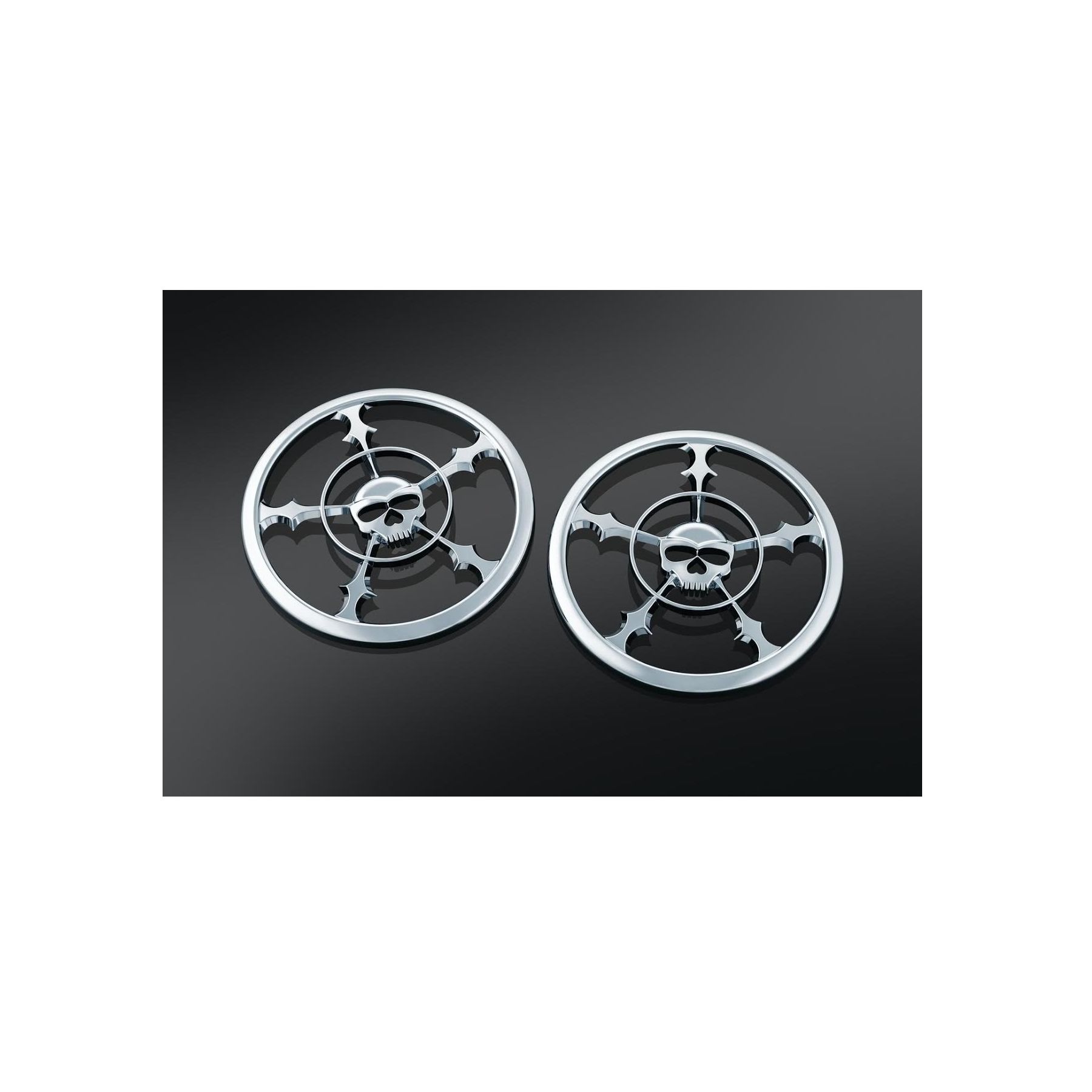 Kuryakyn Kuryakyn Zombie Front Speaker Grills For Harley Touring 2014-2025 - $48.99 at RevZilla