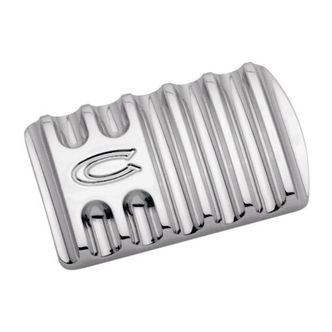Covingtons Finned Brake Pedal Pad For Harley 1985-2026