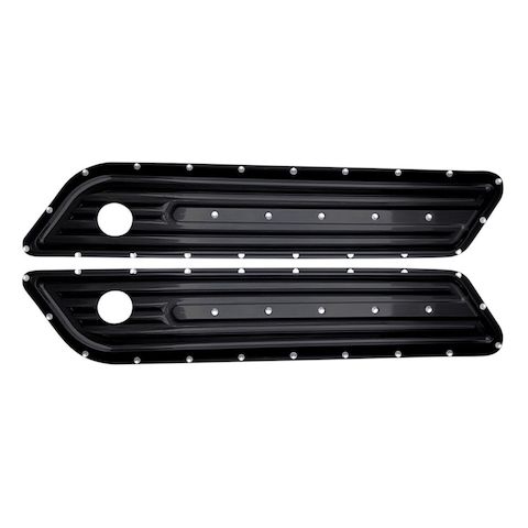 Covingtons Dimpled Saddlebag Hinge Covers For Harley Touring 2014-2025
