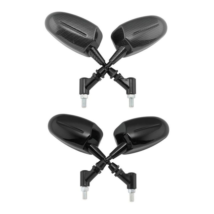 BikeMaster Universal Oval Mirrors