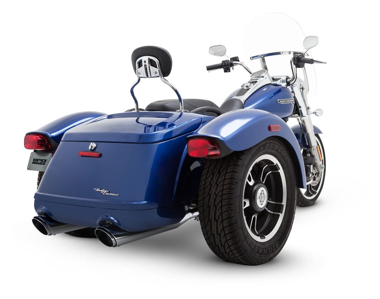 ワッセンタンク　ハーレー　トライアンフ Vance & Hines 4