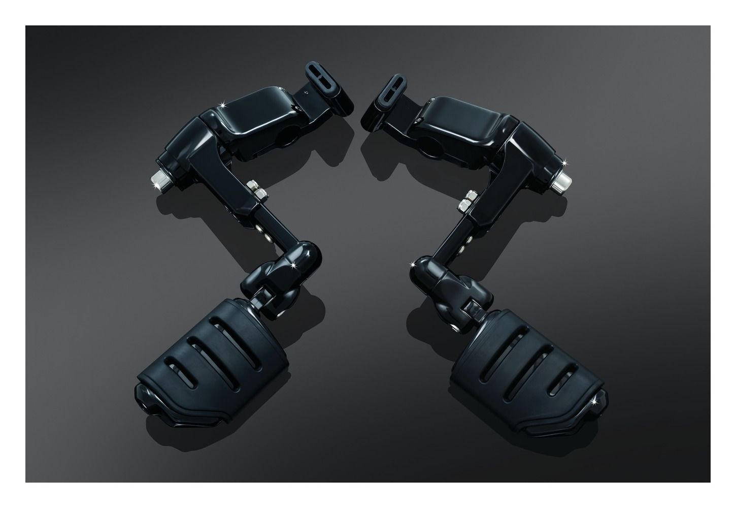 Kuryakyn Trident ISO Pegs Dually without Adapter Black - 7567 - Pièces
