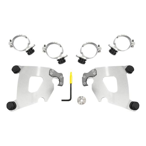 Memphis Shades Cafe Fairing Trigger-Lock Mount Kit For Harley Dyna Low Rider 2014-2017