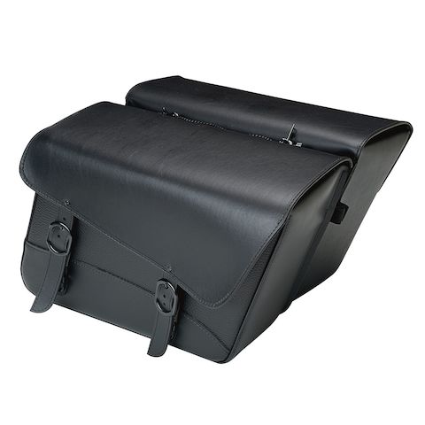 Willie & Max Black Jack Slant Saddlebags