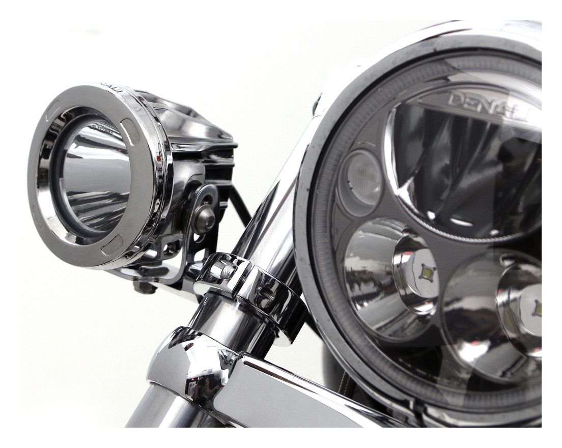 Denali Conventional Fork Tube Auxiliary Light Mount