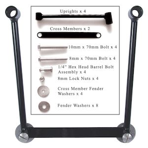 Willie Max Universal Saddlebag Mount Kit
