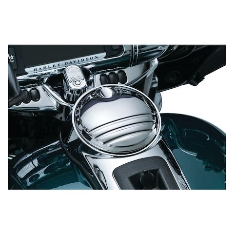 Kuryakyn Tri-Line Fuel Door For Harley Touring 2008-2024