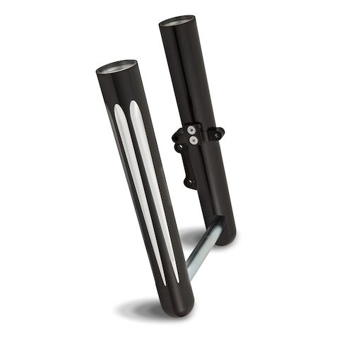 Arlen Ness Deep Cut Hot Legs Fork Lower Set For Harley Touring 2008-2013
