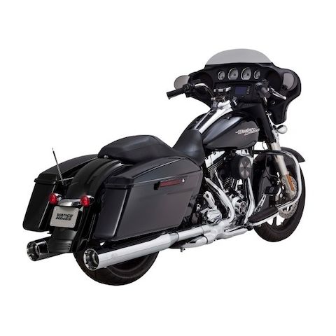 Vance & Hines 4 1/2" Titan Oversized Slip-On Mufflers For Harley Touring 1995-2016