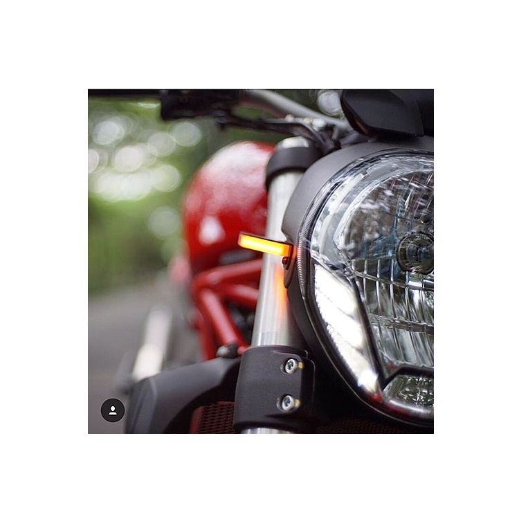 New Rage Cycles LED Front Turn Signals Ducati Monster 796 2010-2014
