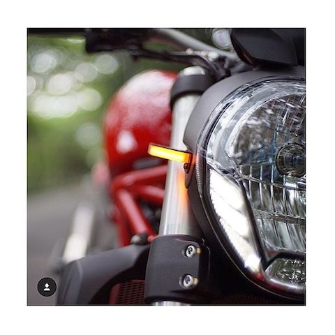 New Rage Cycles LED Front Turn Signals Ducati Monster 821 2015-2017
