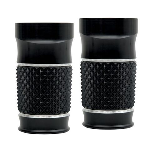 Eddie Trotta Cross Cut Fork Slider Covers For Harley Touring