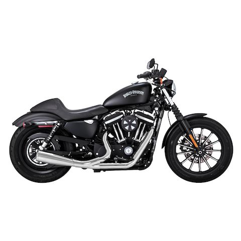 Vance & Hines UpSweep 2-Into-1 Exhaust For Harley