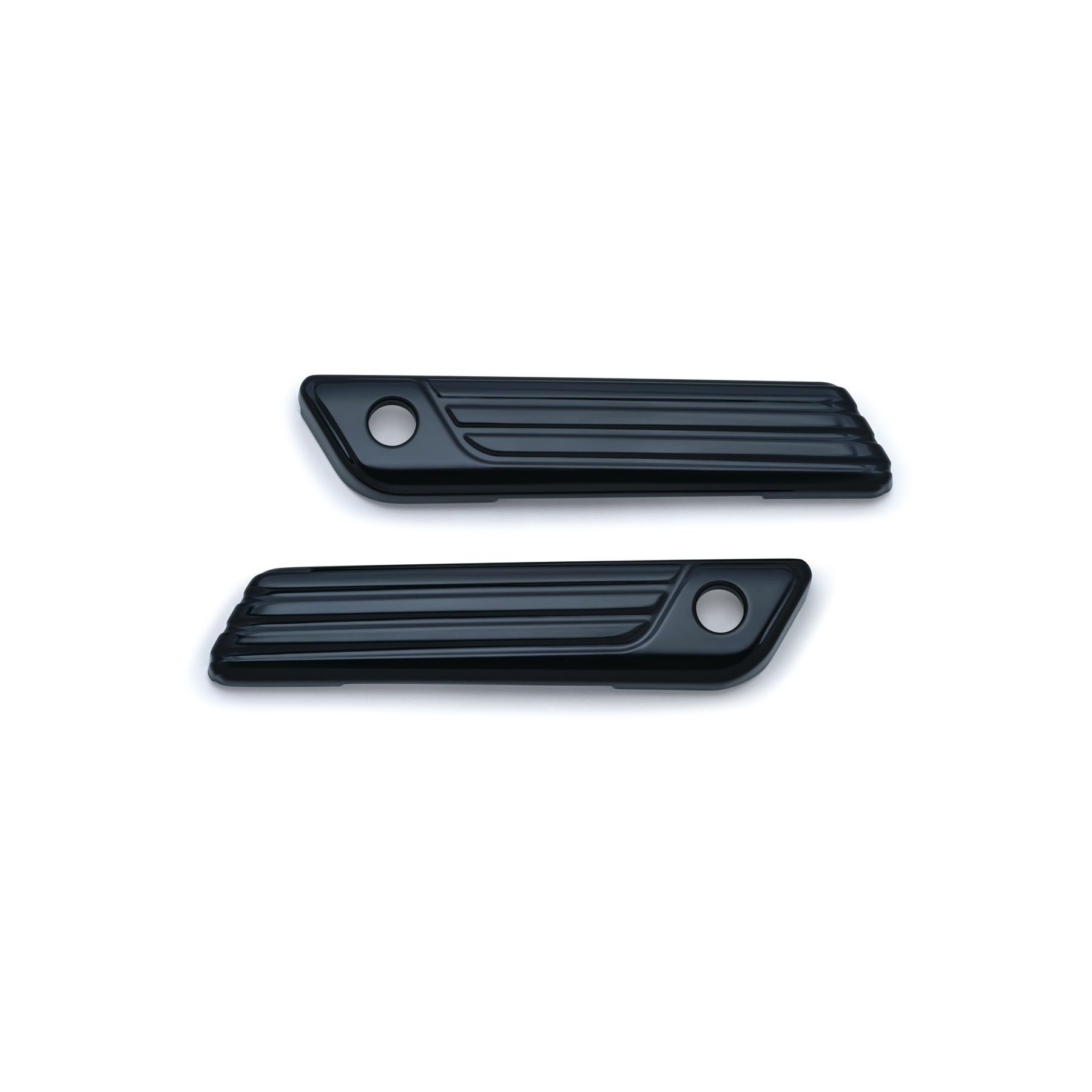 Kuryakyn Kuryakyn Tri-Line Saddlebag Hinge Covers For Harley Touring 2014-2025 - $95.99 at RevZilla