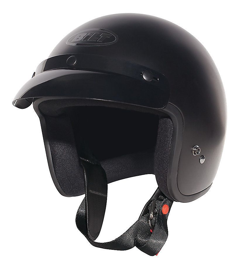 custom bilt roadster retro open face motorcycle helmet BILT Jet Helmet