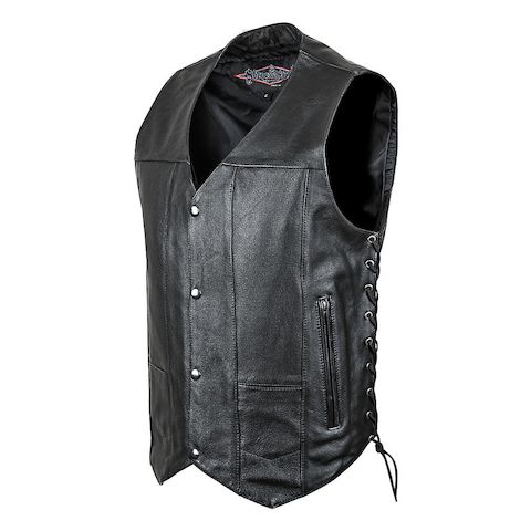 Street & Steel 2nd Amendment Leather Vest (2XL and 3XL)