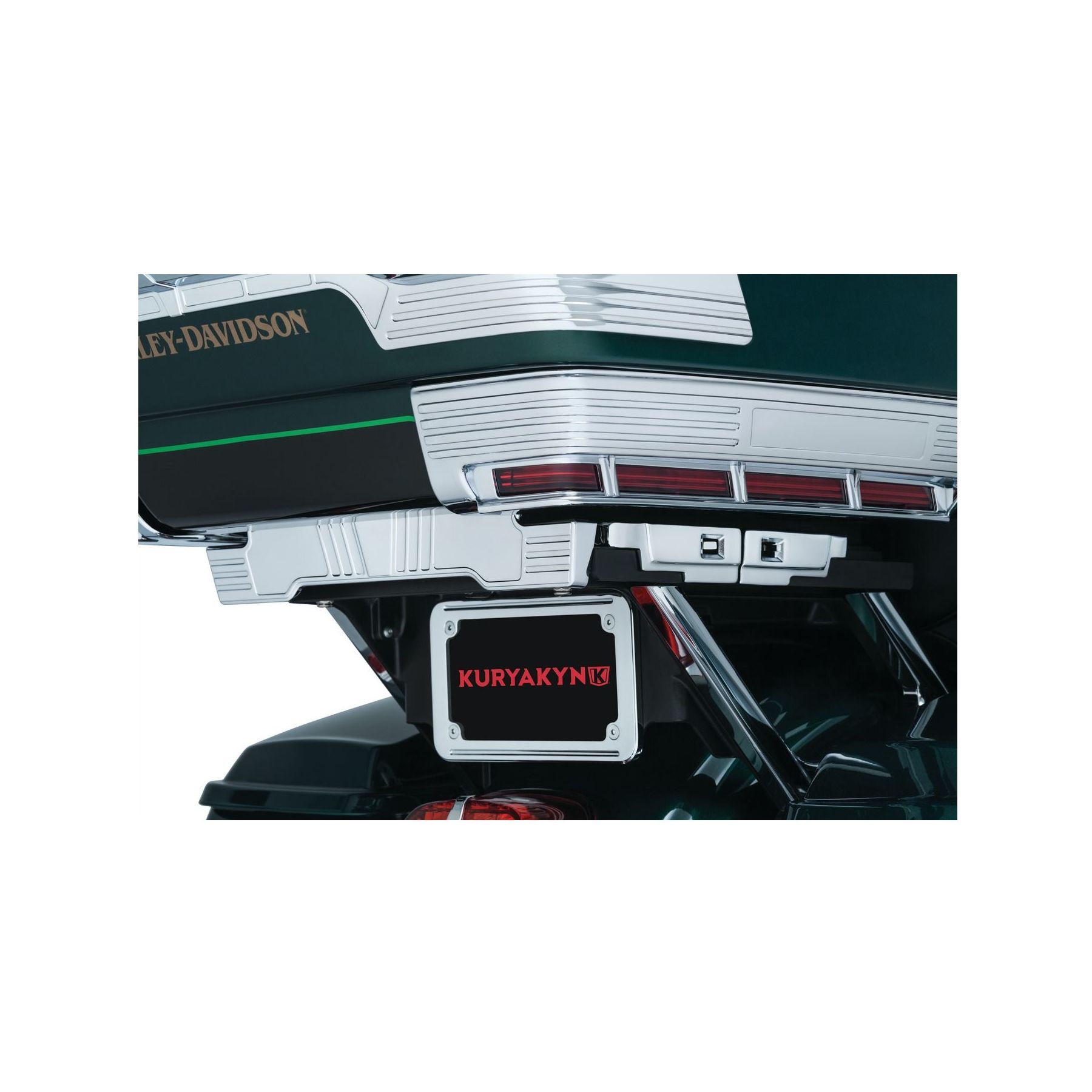 Kuryakyn Kuryakyn Quick Adjust Tour Pack Relocator For Harley Touring 2014-2025 - $699.99 at RevZilla