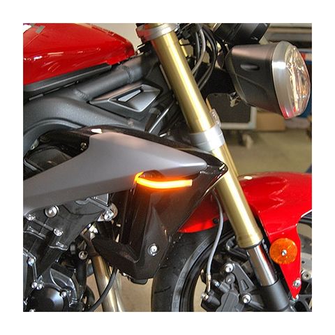 New Rage Cycles LED Front Turn Signals Triumph Street Triple / R 2013-2017