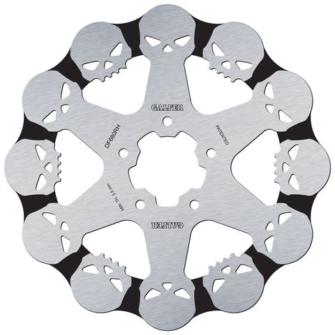 Galfer 11.5" Skull Front Brake Rotor For Harley 2000-2014