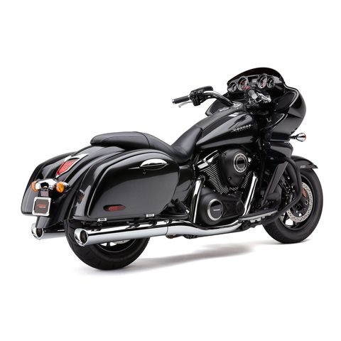 Cobra Classic 4" Slip-On Mufflers for Kawasaki Vulcan 2009-2020