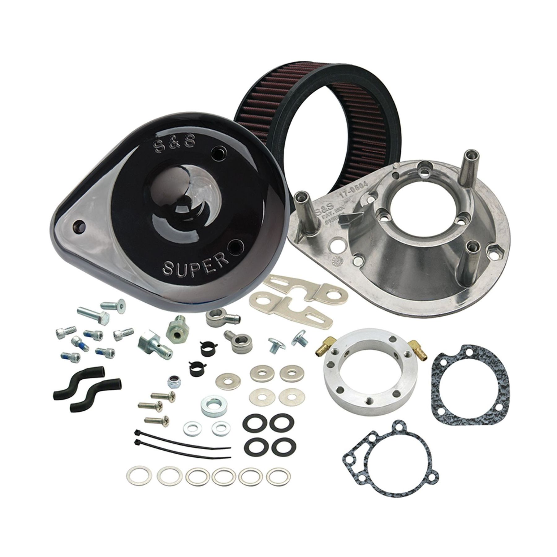 S&S Cycle S&S Cycle Teardrop Air Cleaner Kit For Harley EFI 2008-2017 - $359.95 at J&P Cycles