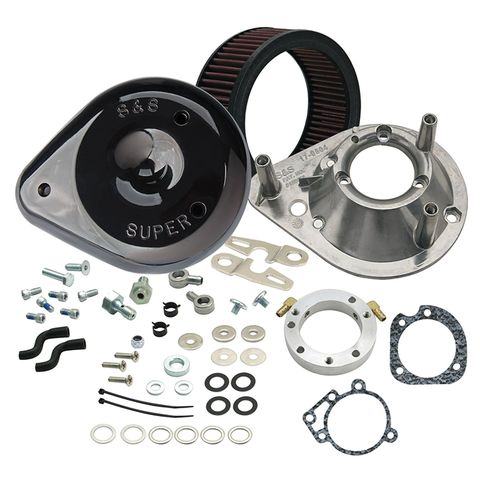 S&S Cycle Teardrop Air Cleaner Kit For Harley EFI Big Twin 2001-2017