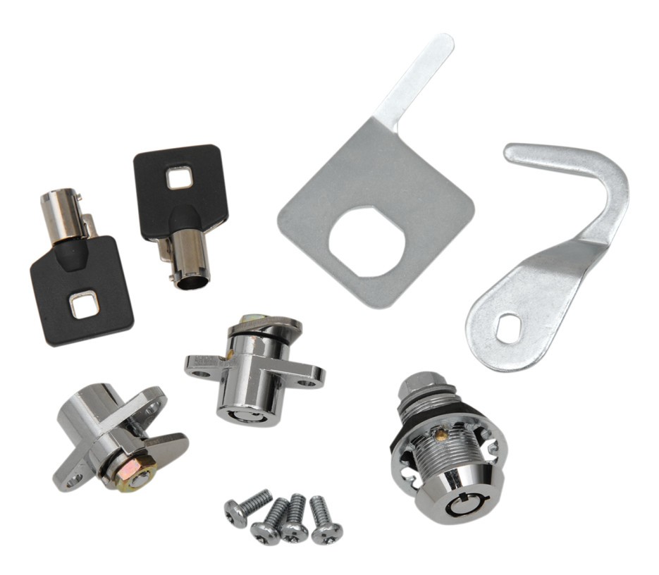 ドラクート SEC Drag Specialties Lock Set For Harley Touring 1996-2013 | JPCycles.com