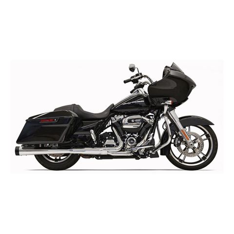 Bassani 4" DNT Megaphone Mufflers For Harley Touring 2017-2025
