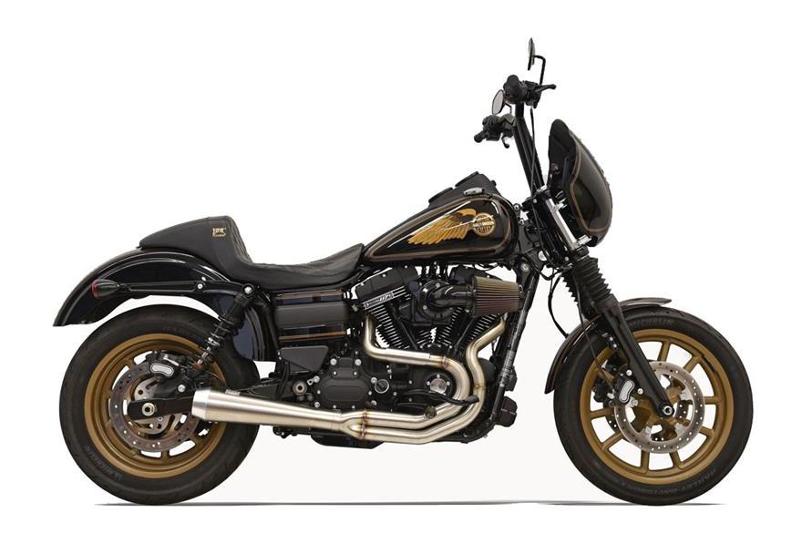 Bassani Road Rage 2-Into-1 Greg Lutzka Exhaust For Harley Dyna