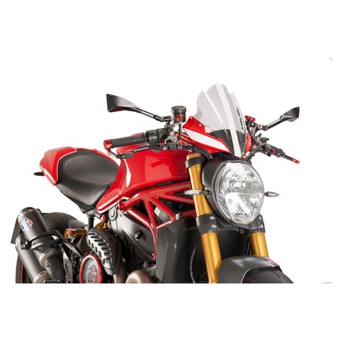 Puig Touring Naked New Generation Windscreen Ducati Monster 797 / 821 / 1200 / S