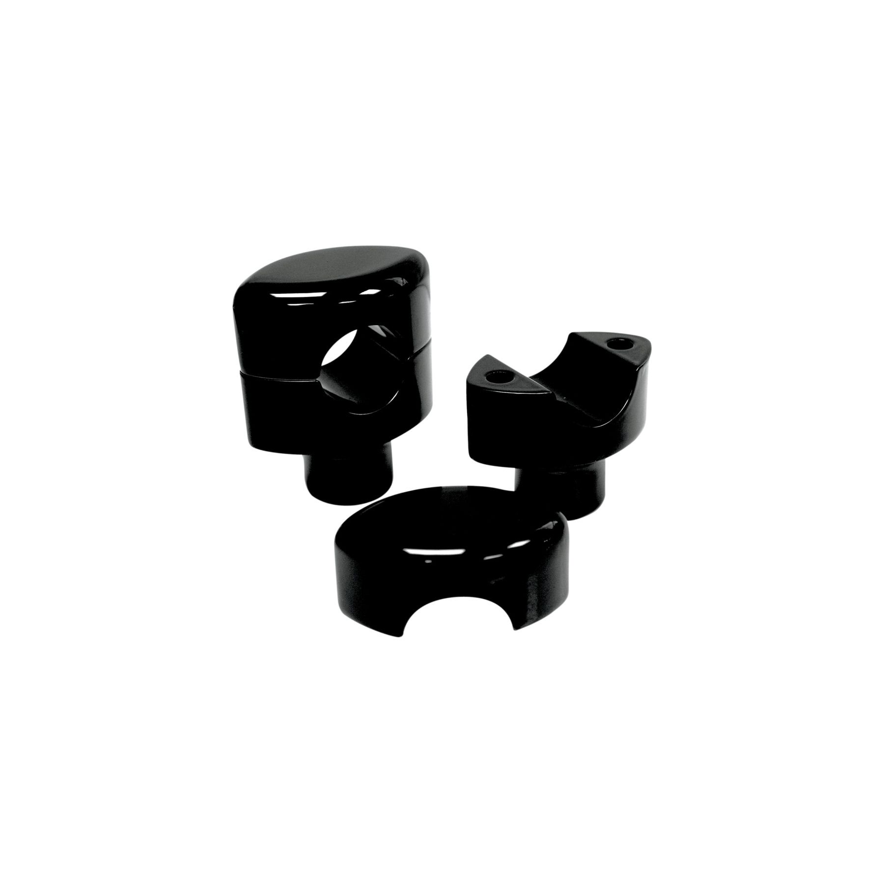 LA Choppers LA Choppers Smooth Handlebar Risers For Harley With 1 1/4 Bars - $209.99 at J&P Cycles