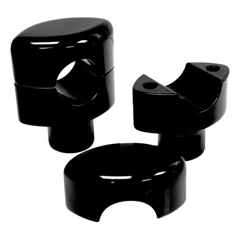 LA Choppers Smooth Handlebar Risers For Harley With 1 1/4" Bars
