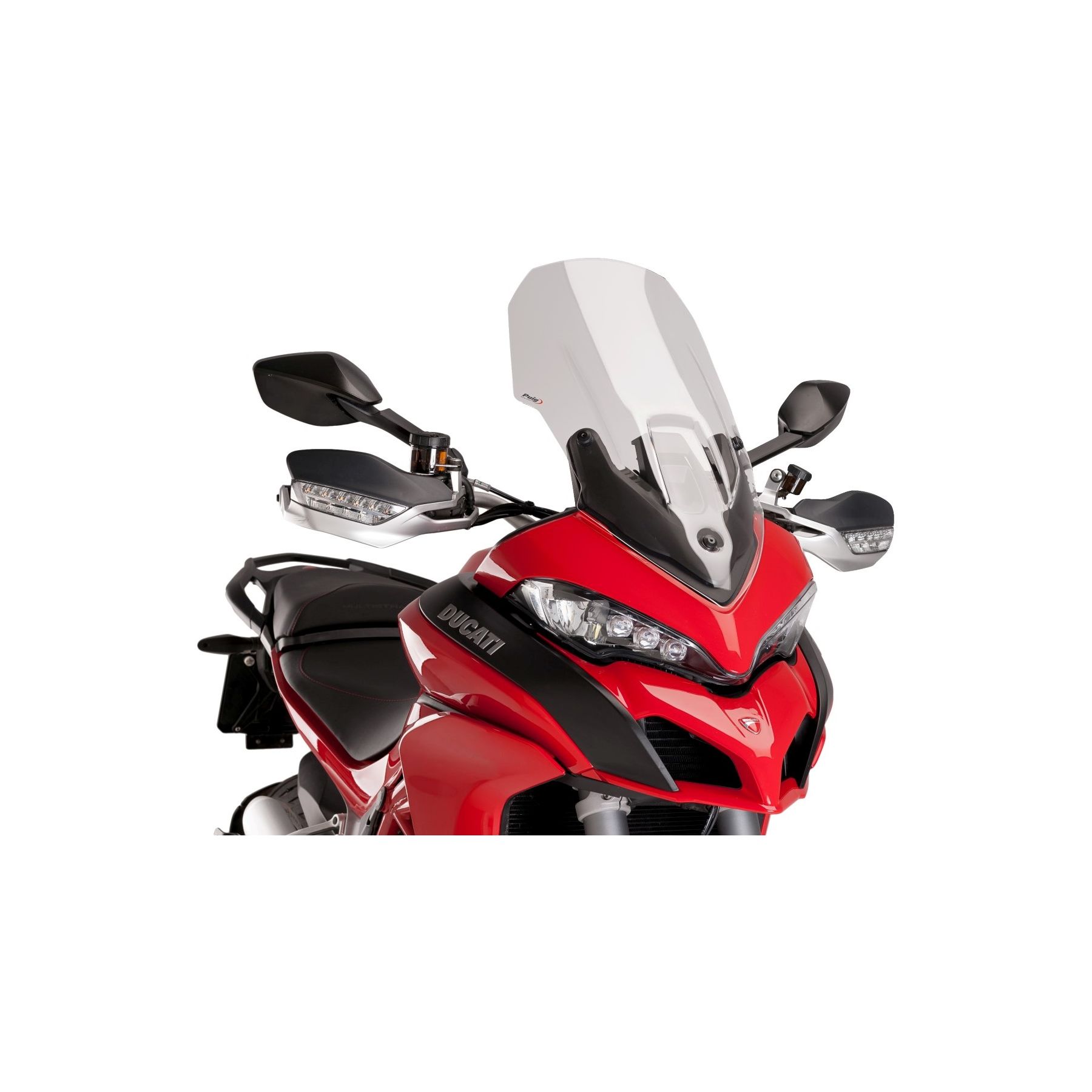 Puig Puig Touring Windscreen Ducati Multistrada 950 / 1200 / 1260 / S / Enduro / Pro / V2 2015-2024 - $218.68 at RevZilla