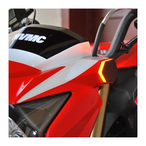 New Rage Cycles LED Front Turn Signals Kawasaki Z125 Pro 2017-2025