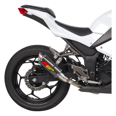 Hotbodies Racing MGP Slip-On Exhaust Kawasaki Ninja 300 2013-2017