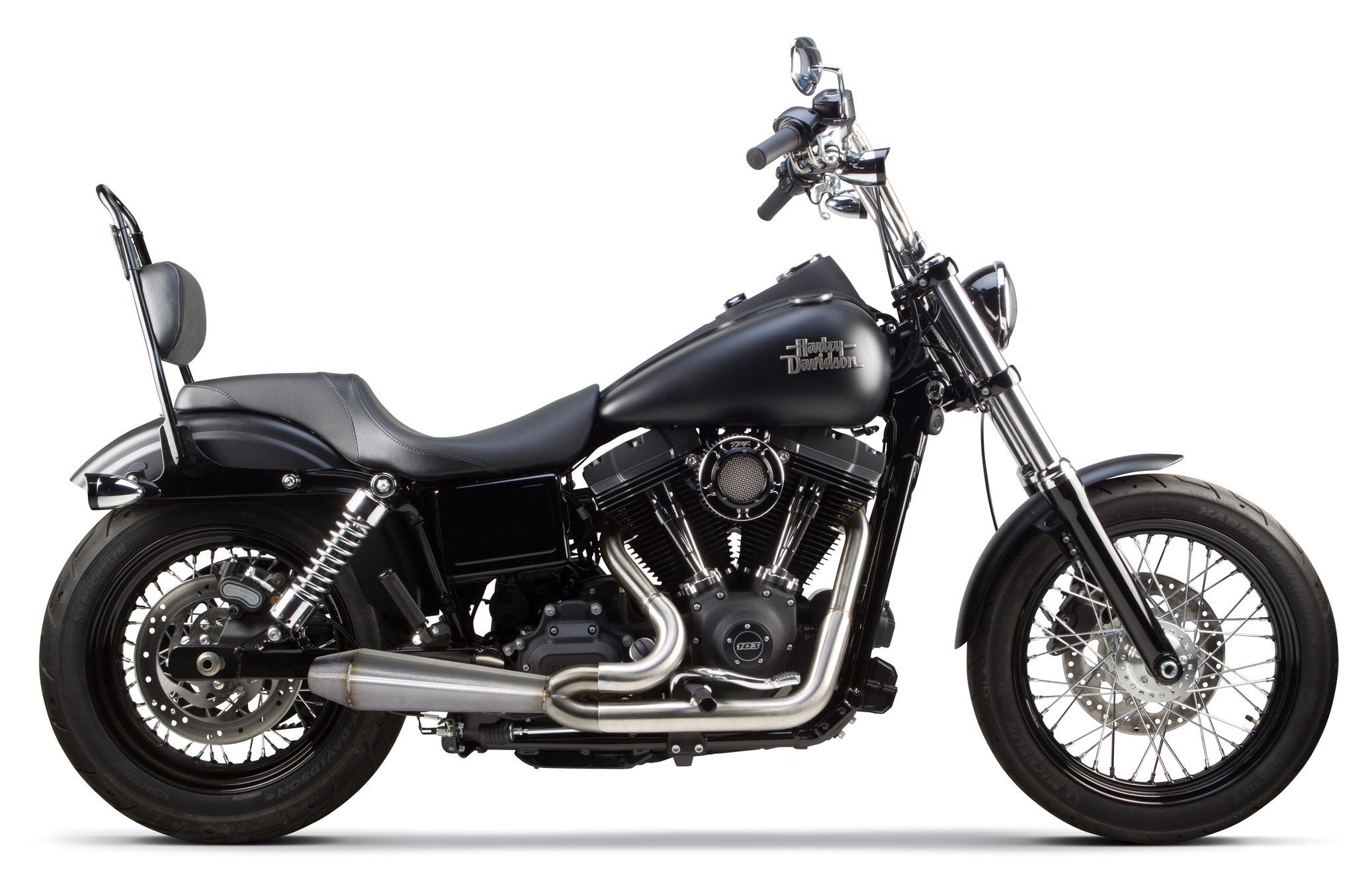 ツーブラザーズ　ハーレーTC88 Two Brothers Gen-II 2-Into-1 Exhaust For Harley | JPCycles.com