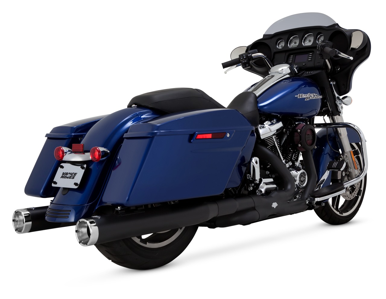 Vance & Hines 40th Anniversary Slip On Mufflers Exhaust Pipes 17+ Harley Touring