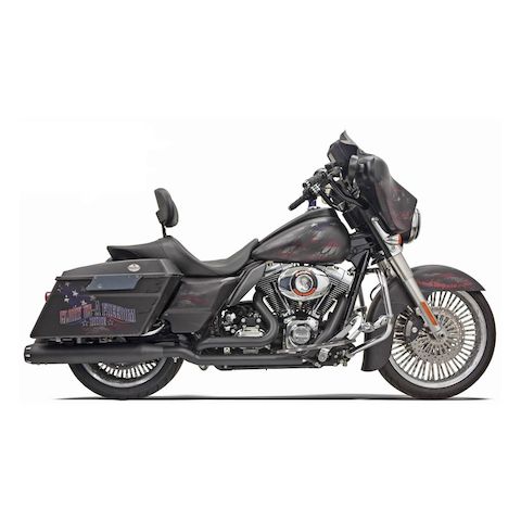 Bassani True Dual Down Under Headers For Harley Touring