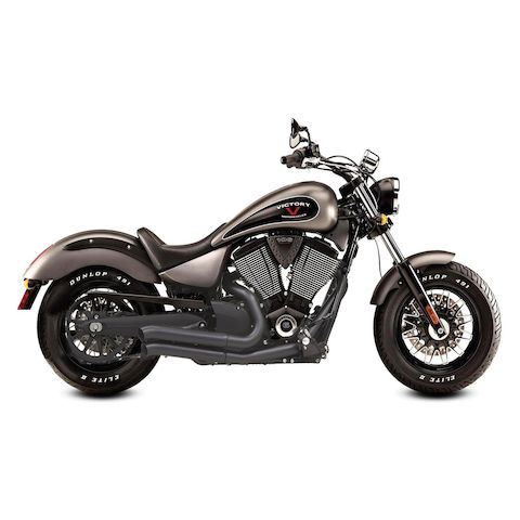 Bassani Pro-Street Turn-Out Exhaust For Victory