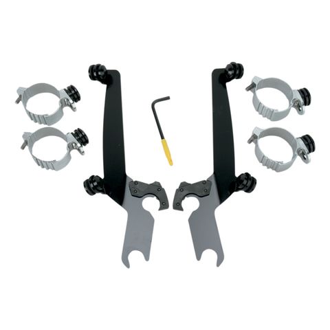 Memphis Shades Sportshield Trigger-Lock Mount Kit For Harley Dyna / Softail 2006-2025