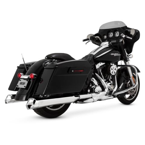 Vance & Hines 5 1/2" Monster V Slip On Mufflers For Harley Touring