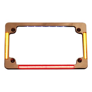 Custom Dynamics LED All-In-One Flat License Plate Frame