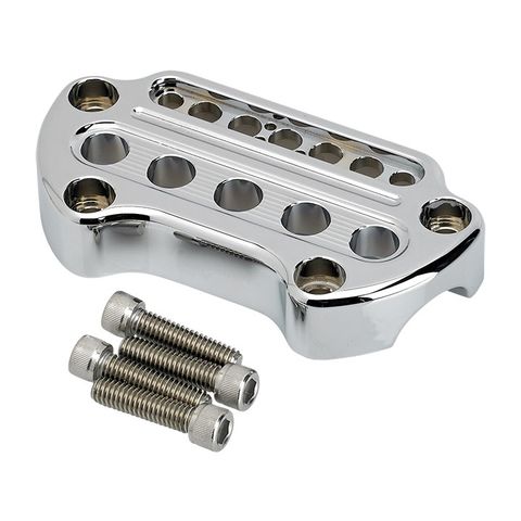 Joker Machine Riser Handlebar Top Clamp Indicator Light Cutout For Harley