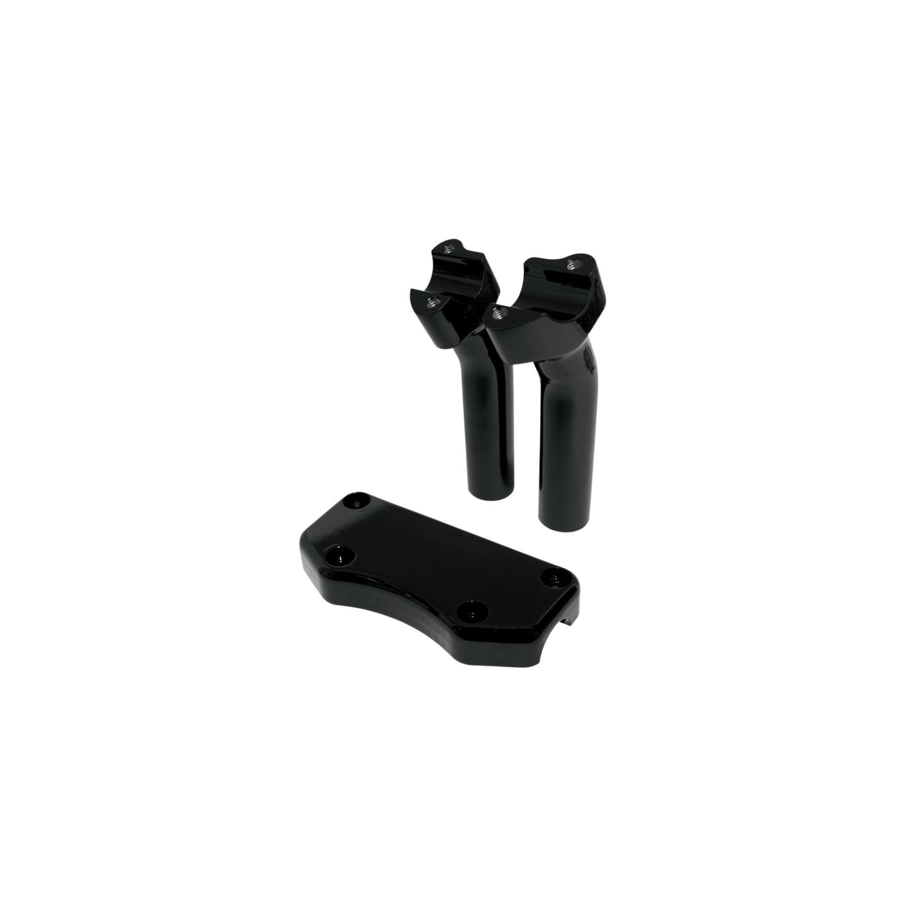 Drag Specialties Drag Specialties 1 Handlebar Risers And Top Clamp For Harley - $233.19 at J&P Cycles